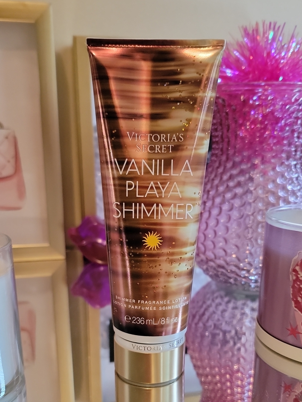 Victoria's Secret Vanilla Playa Shimmer Lotion. 8 fl Oz. Full Size. Brand New!!!